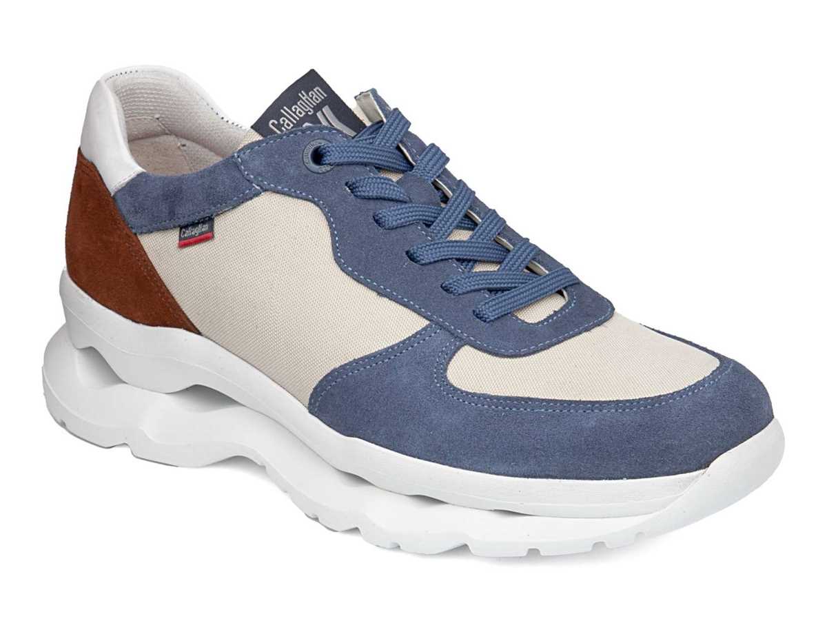 Callaghan 17813 Mare Sneakers Heren Blauw Beige Bruin | FIJ8213IP