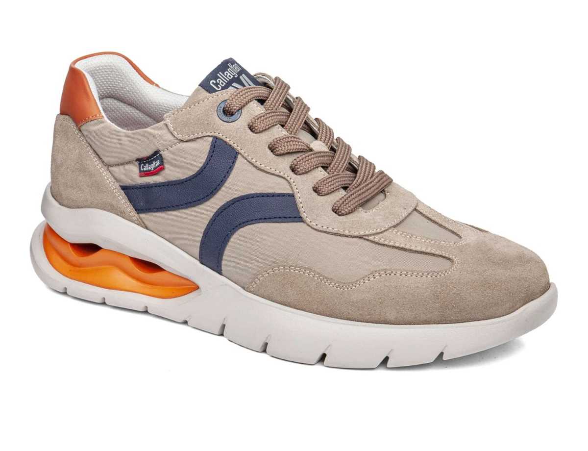 Callaghan 45408 Vento Sneakers Heren Beige Blauw | UVT4419VE