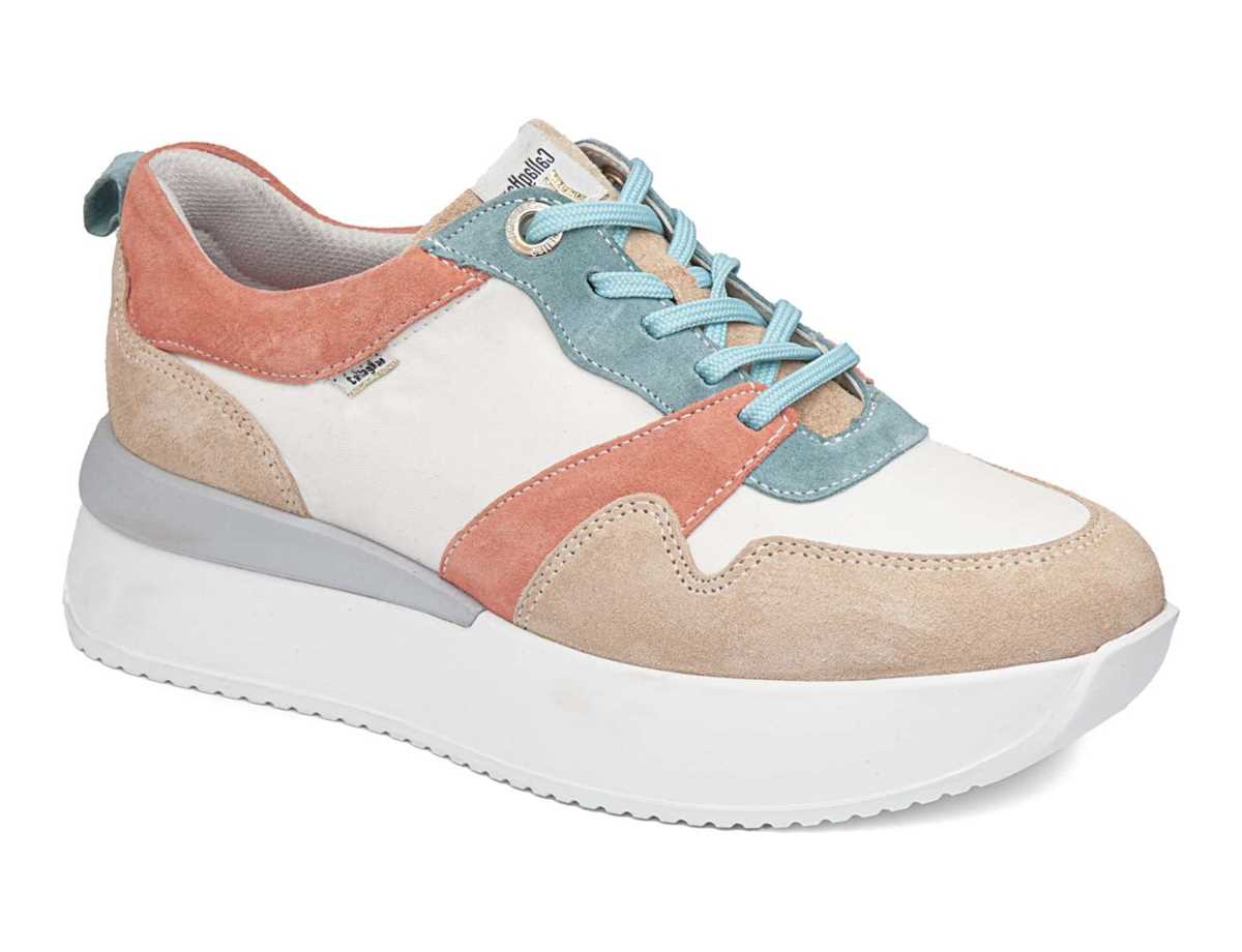 Callaghan 51206 Dina Sneakers Dames Roze Wit Beige | ODU586IG