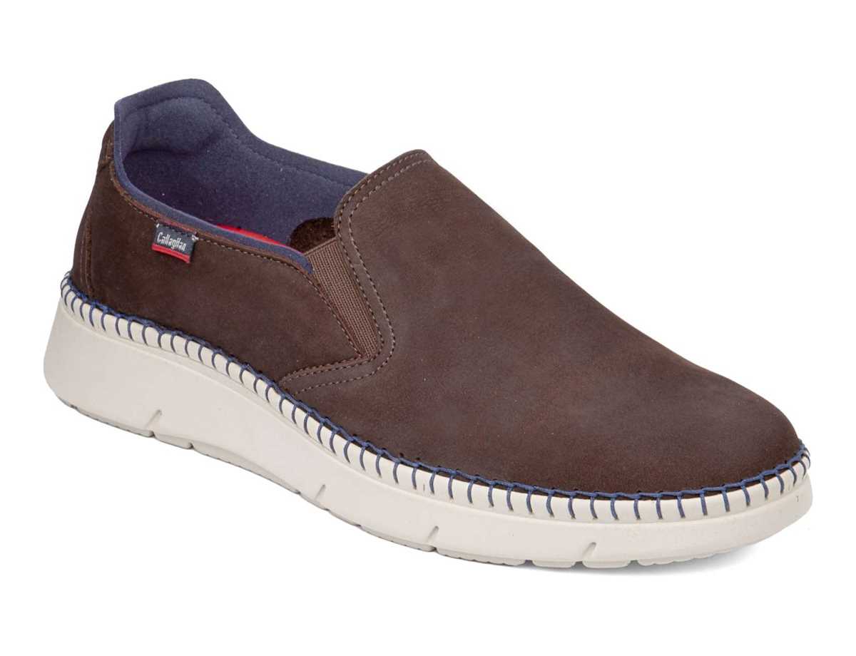 Callaghan 53501 Circular Mocassins Heren Donkerbruin Blauw | XNT236XM