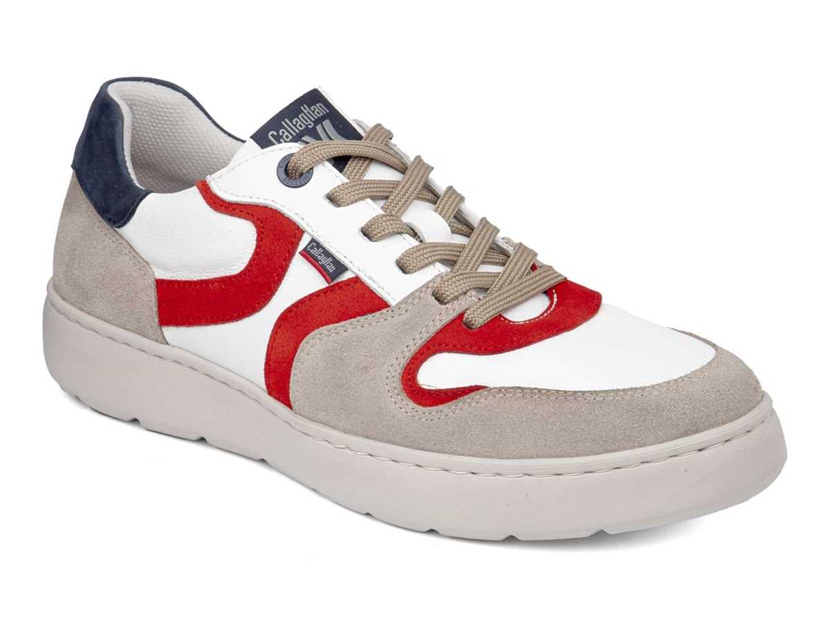 Callaghan 54802 Pint Vrijetijdsschoenen Heren Beige Wit Rood | PTX9982LC