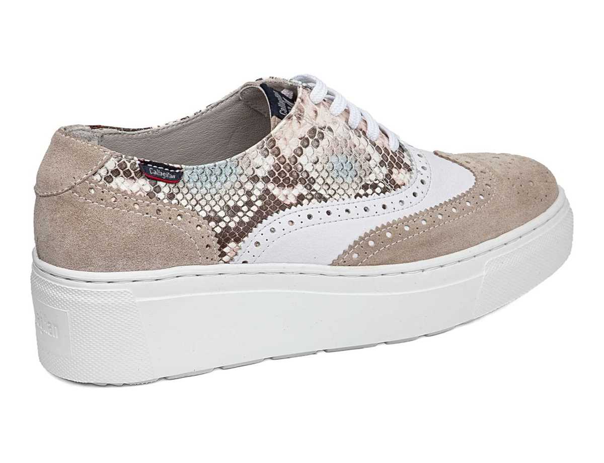 Callaghan 14926 Moon Line Platform Sneakers Dames Beige Wit | DDP7730RY