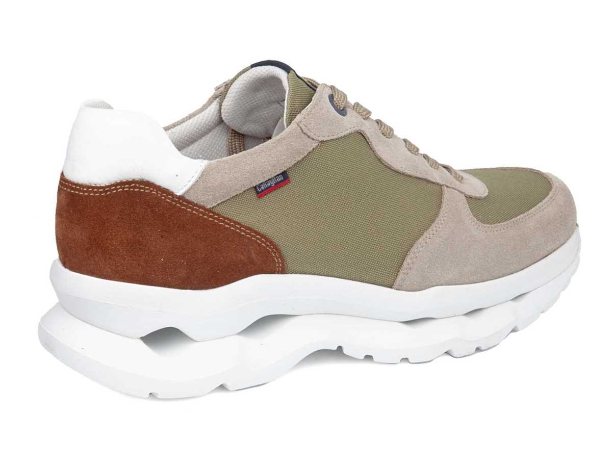 Callaghan 17813 Mare Sneakers Heren Beige Groen Bruin | ZMR6113RI