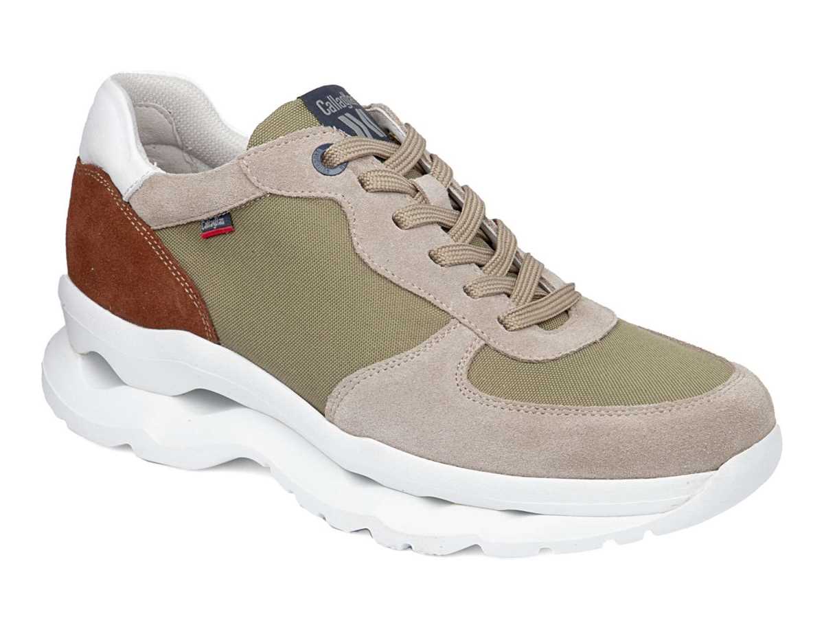 Callaghan 17813 Mare Sneakers Heren Beige Groen Bruin | ZMR6113RI