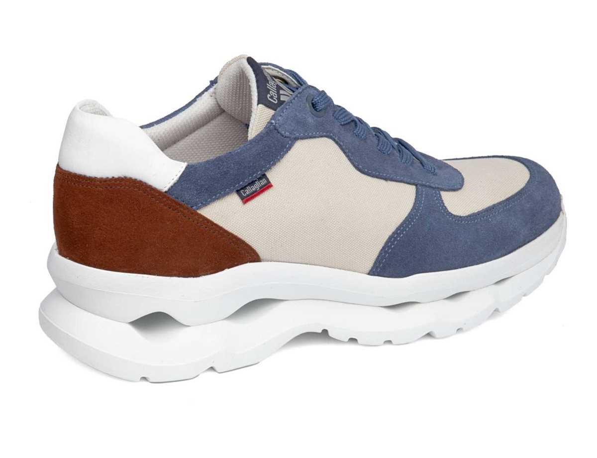 Callaghan 17813 Mare Sneakers Heren Blauw Beige Bruin | FIJ8213IP