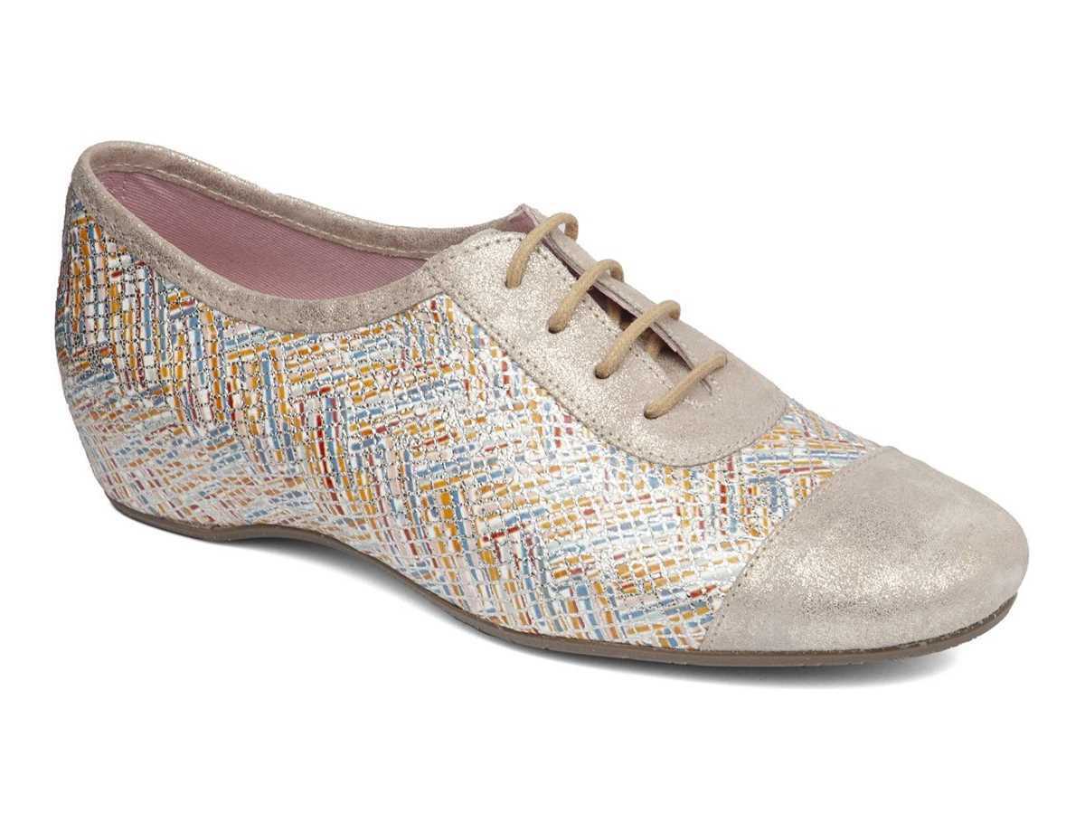 Callaghan 17904 Viki Ballerina Schoenen Dames Zilver Wit | CAU7352BC