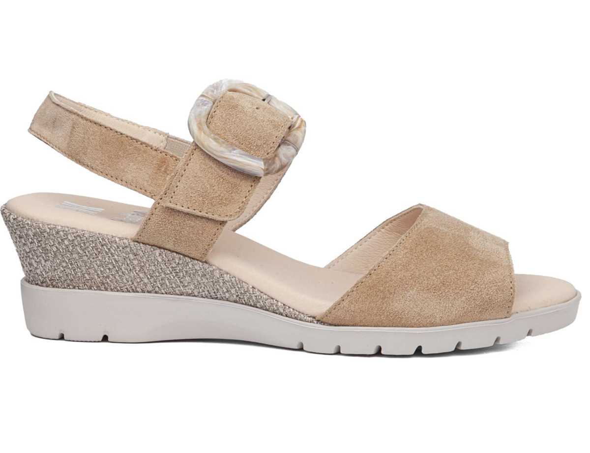 Callaghan 29116 Esperanza Sleehak Sandalen Dames Beige | XFH8011WF