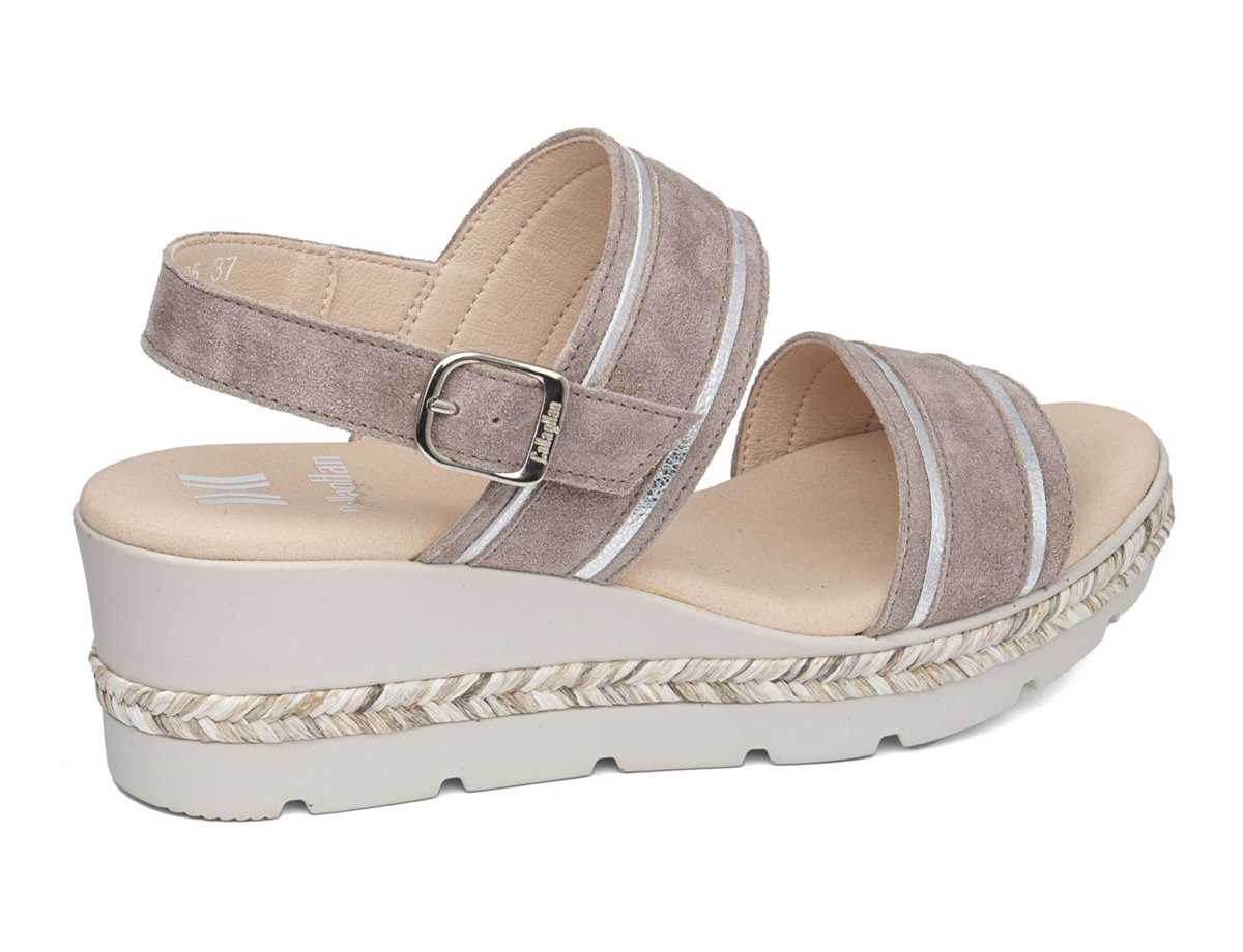 Callaghan 29805 Mara Sleehak Sandalen Dames Beige Zilver | XOE4352ST