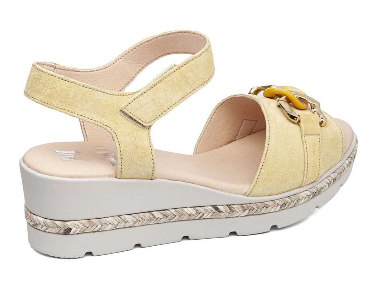 Callaghan 29807 Mara Sleehak Sandalen Dames Geel | HHM6117DC