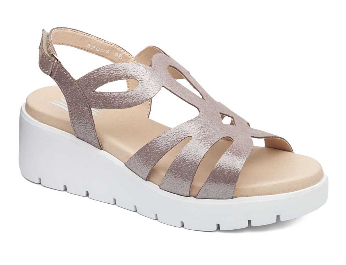 Callaghan 32005 Bera Sandalen Plateauzool Dames Beige | GSB6011FC