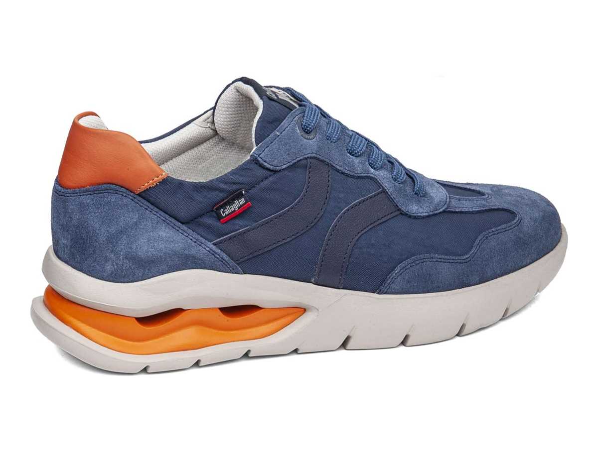 Callaghan 45408 Vento Sneakers Heren Blauw Oranje | ZID391YD