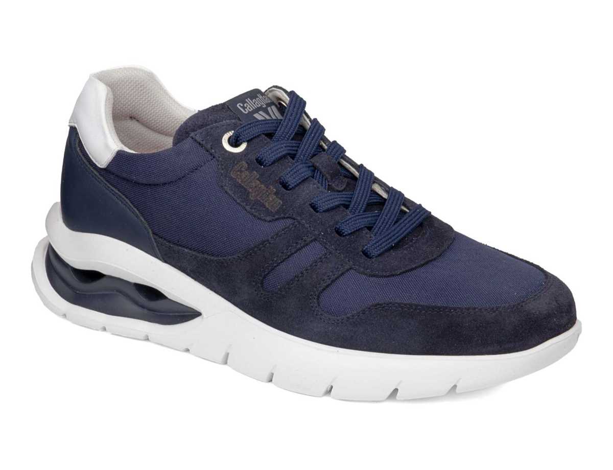 Callaghan 45416 Vento Sneakers Heren Blauw Wit | XUL9126YQ