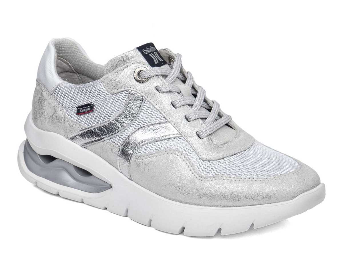 Callaghan 45812 Aria Sneakers Dames Wit Zilver | ABY3214AQ