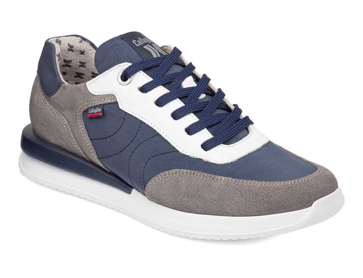 Callaghan 51100 Moses Sneakers Heren Grijs Blauw | PUV7014EE