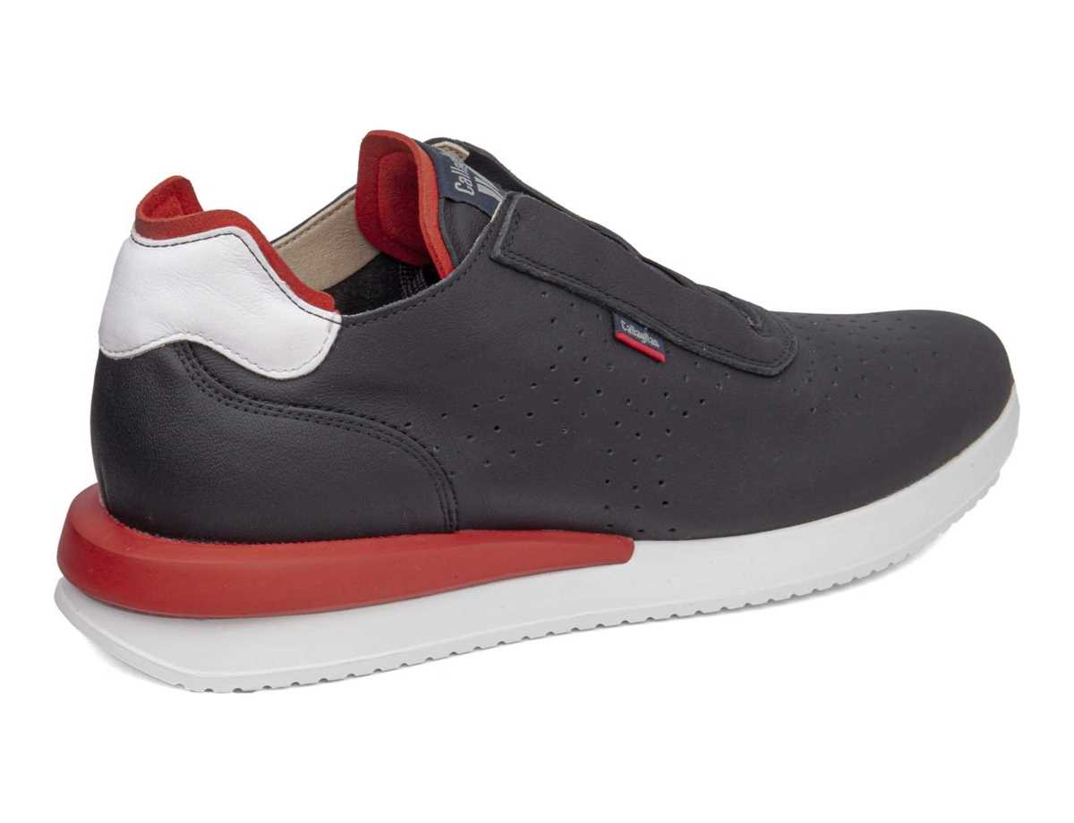 Callaghan 51101 Moses Sneakers Heren Zwart Wit Rood | TLX1355IQ