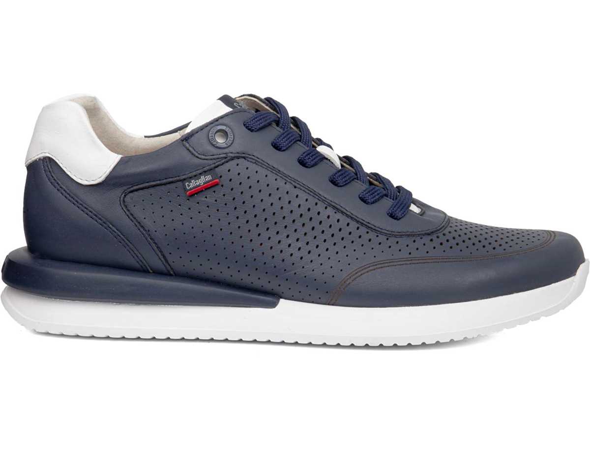 Callaghan 51106 Moses Sneakers Heren Blauw Wit | CSI9651RX