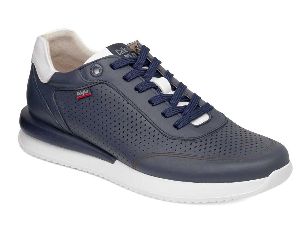 Callaghan 51106 Moses Sneakers Heren Blauw Wit | CSI9651RX