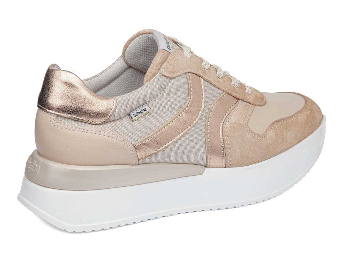 Callaghan 51204 Dina Sneakers Dames Roze Beige Goud | KAI8834MB