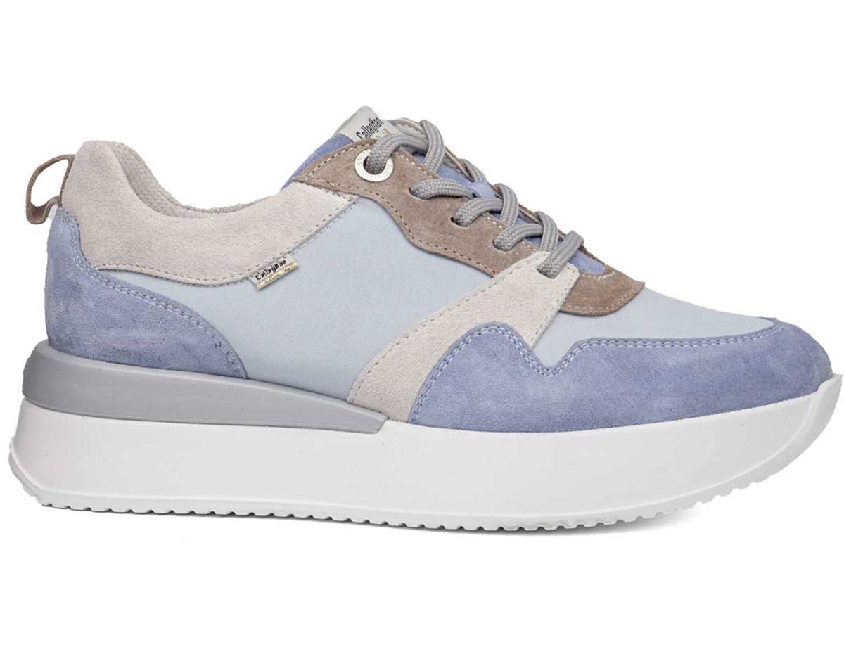 Callaghan 51206 Dina Sneakers Dames Blauw Beige | CWV6351OT