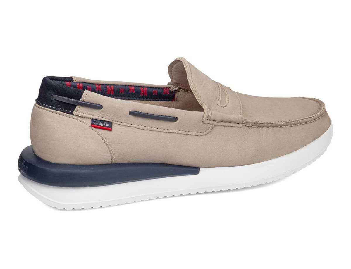 Callaghan 52101 Moses Mocassins Heren Beige Blauw | UUJ9360KK