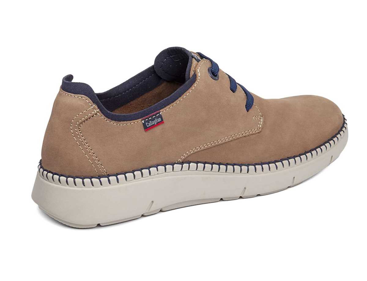 Callaghan 53500 Circular Veterschoenen Heren Beige Blauw | QTJ1858KR