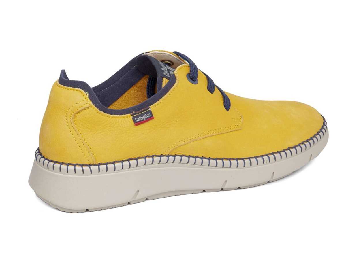 Callaghan 53500 Circular Veterschoenen Heren Geel Blauw | XHG1087YG