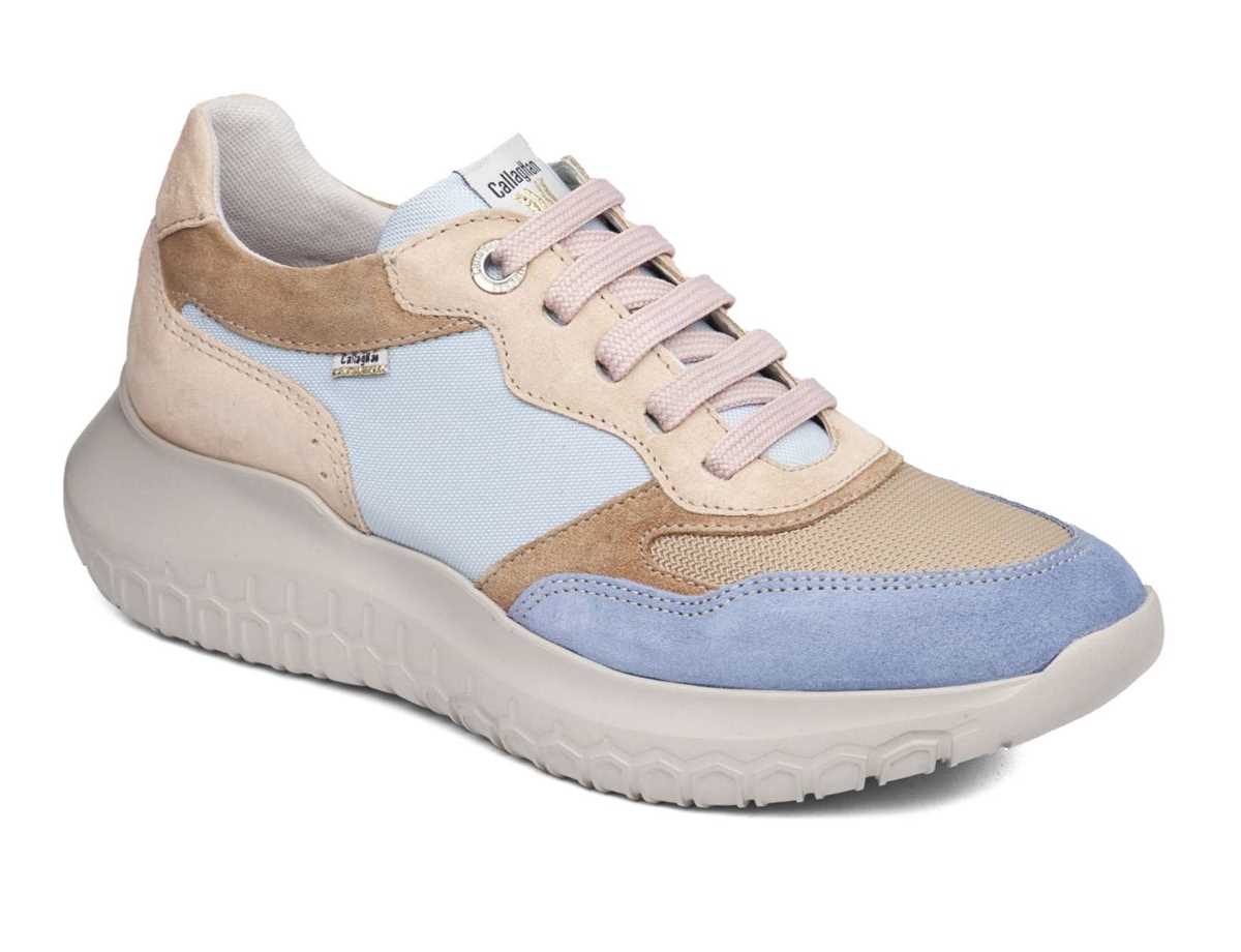 Callaghan 53802 Suv Marine Sra Sneakers Dames Blauw Beige | PUC6066TG