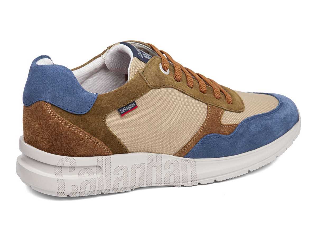 Callaghan 91324 Goliat S.I.Lase Sneakers Heren Blauw Beige Groen | DIL6085LB